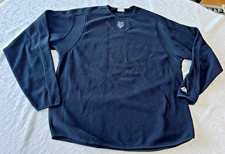Vintage Majestic New York Mets Fleece Pullover Black MLB Adult-Sz L/XL