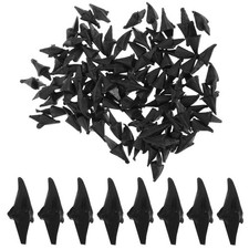 100 Pcs Plastic Safety Doll Chicken Animal Mouth Craft Accessories