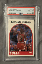 1989 HOOPS #200 MICHAEL JORDAN PSA 10 GEM MINT - Perfect card - GOAT!!!
