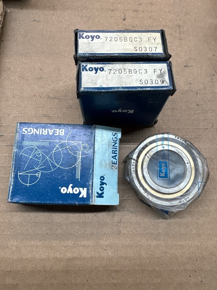 KOYO 7205BGC3 Angular Contact Bearing 25x52x15 mm 7205 BG C3 7205B