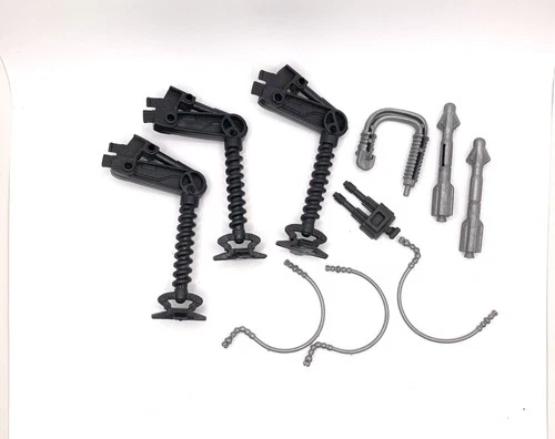 Cobra Pogo Ballistic Pod Leg Hose Gun GI Joe 1987 Hasbro Action Figure Vehicle b