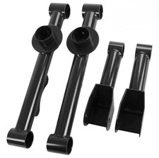 Black Control Arms Fits 1979-2004 Ford Mustang Carbon Steel Rearupper Lower Kit