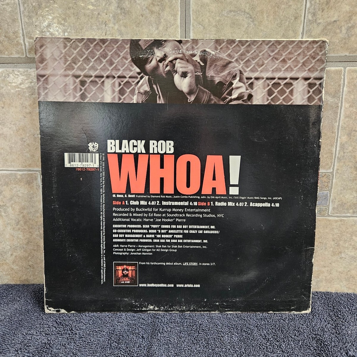 BLACK ROB WHOA! 12インチシングル Black Rob – Whoa! 12
