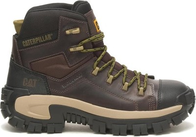 CAT Men's Invader Hiker Waterproof Composite Toe Work Boot Coffee Bean P91541
