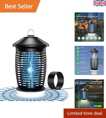 Abnehmbarer Fliegenvernichter mit LED-Beleuchtung - Sicherer 4500V Bug Zapper für den Familiengebrauch