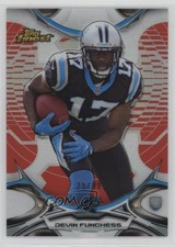 2015 Topps Finest Red Refractor /99 Devin Funchess #37 0q0m