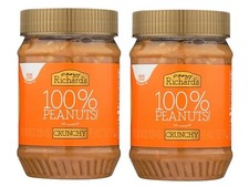 Crazy Richard's 100 Peanuts Natural Peanut Butter Crunchy 2 Pack