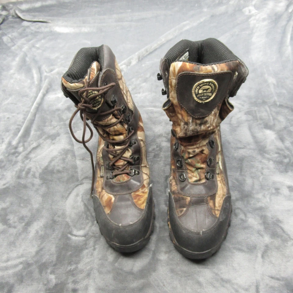 Irish Setter Red Wing Boots Mens 11 Camo 600g Waterproof Hunting Trail Phantom - Image 3 of 4