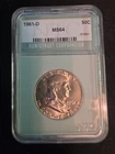 1961-D 50C Franklin Half Dollar  MS64 SILVER