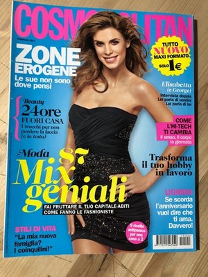 Cosmopolitan Magazine 2011 No. 2 Elizabeth Canalis and George Clooney
