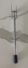 Vintage Mechanical Silverplate Spring Loaded Olive Pickle Fork