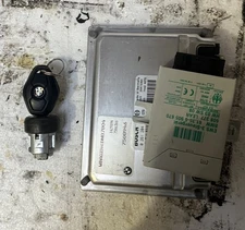 98-01 BMW E39 E38 540i 740i Engine DME ECU Computer Key Set EWS OEM