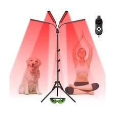 Red Light Therapy with 4 Heads, 3-in-1 Chip Infrared Light Therapy ... Fast Ship