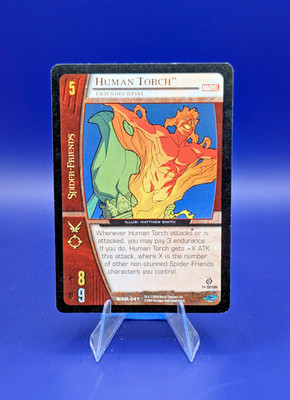 Human Torch 2004 Marvel vs System Spider-Man TCG