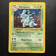 Pokémon Vintage Holo Nidoqueen 7/64 Jungle WotC 1999