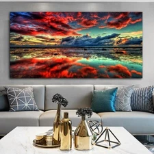 Abstract Clouds Canvas Paintinng Printed Canvas Wall Art Home Decor Wall Picture