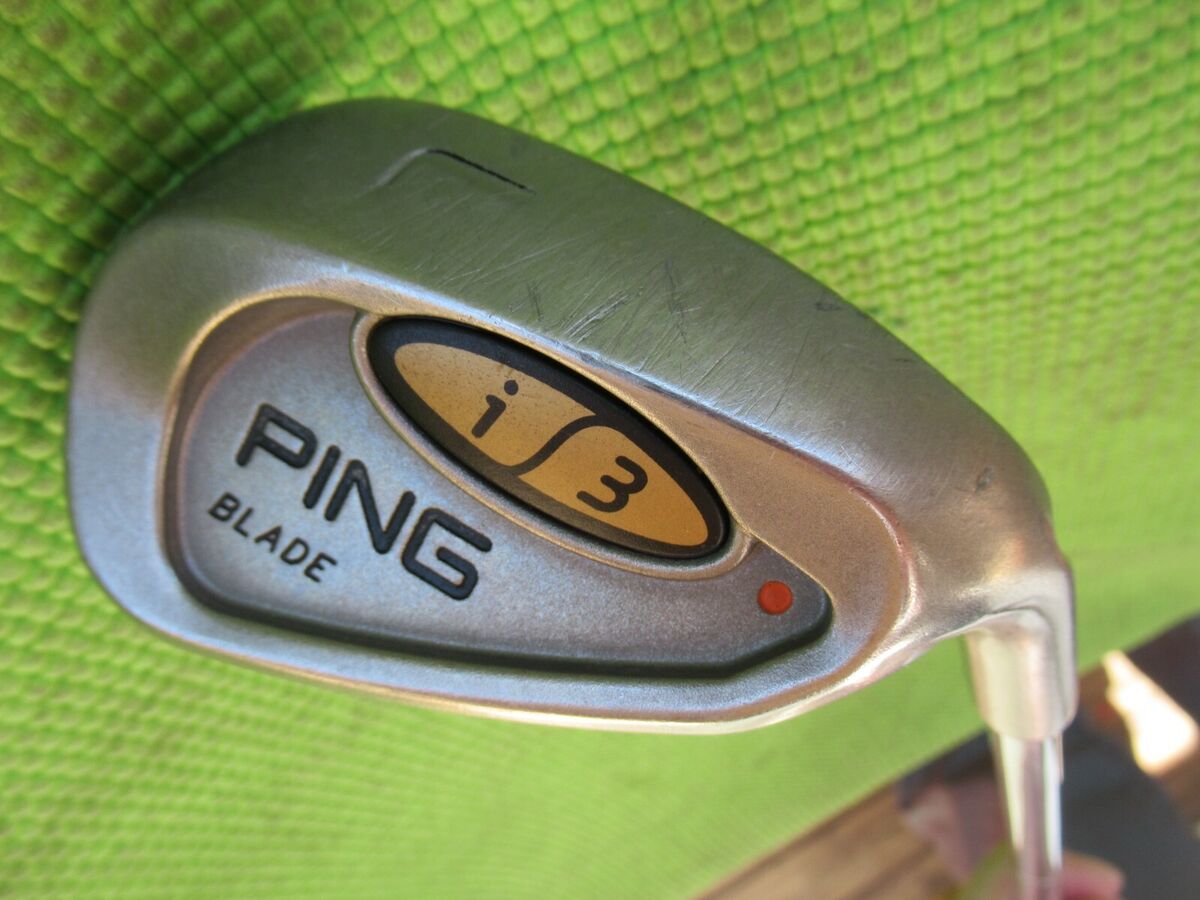 Ping i Blade Yellow Dot 7 Iron Extra Stiff Rifle Steel Shaft Golf Pride Grip Ping i Blade Yellow Dot 7 Iron Extra Stiff Rifle Steel Shaft Golf Pride Grip