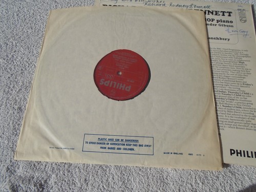 Richard Rodney Bennett - Piano Concerto - *SIGNED* by R.R.Bennett - Vinyl - Picture 6 of 13