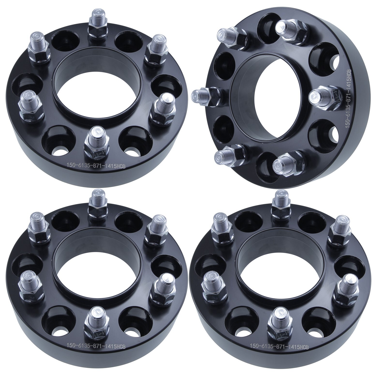 4x 50mm Hubcentric Wheel Spacers 6x135 14x1.5 fits Ford F150 Trucks SUV