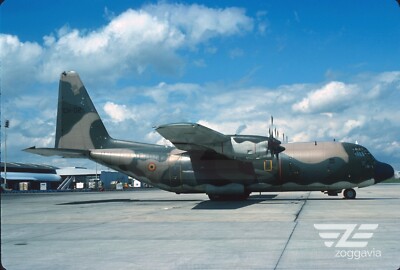 Aircraft Slide CH-02 Lockheed C-130H Hercules Belgian Air Force, 1977