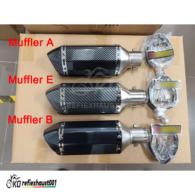 For Ducati Monster 696 695 795 796 1100 Exhaust Dual-outlet Muffler Pipe Slip On - Image 4 of 4