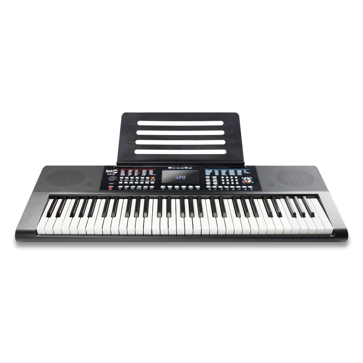 RockJam 61 Key Keyboard Piano with Led Display, Lessons, Keynote