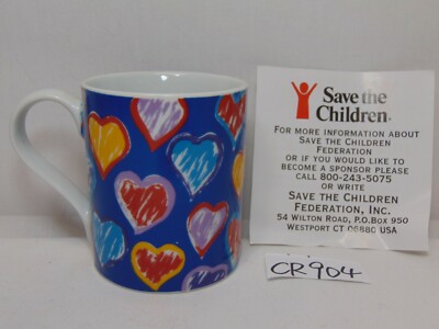 CENTRUM SAVE THE CHILDREN MUG CUP DIFFERENT PEOPLE ''LOTS OF LOVE'' 