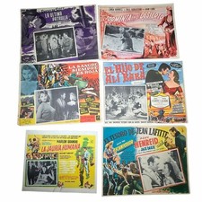 Vintage Mexican Movie Lobby Cards Posters Random (x20) Lot 40s 50s 60s 70s