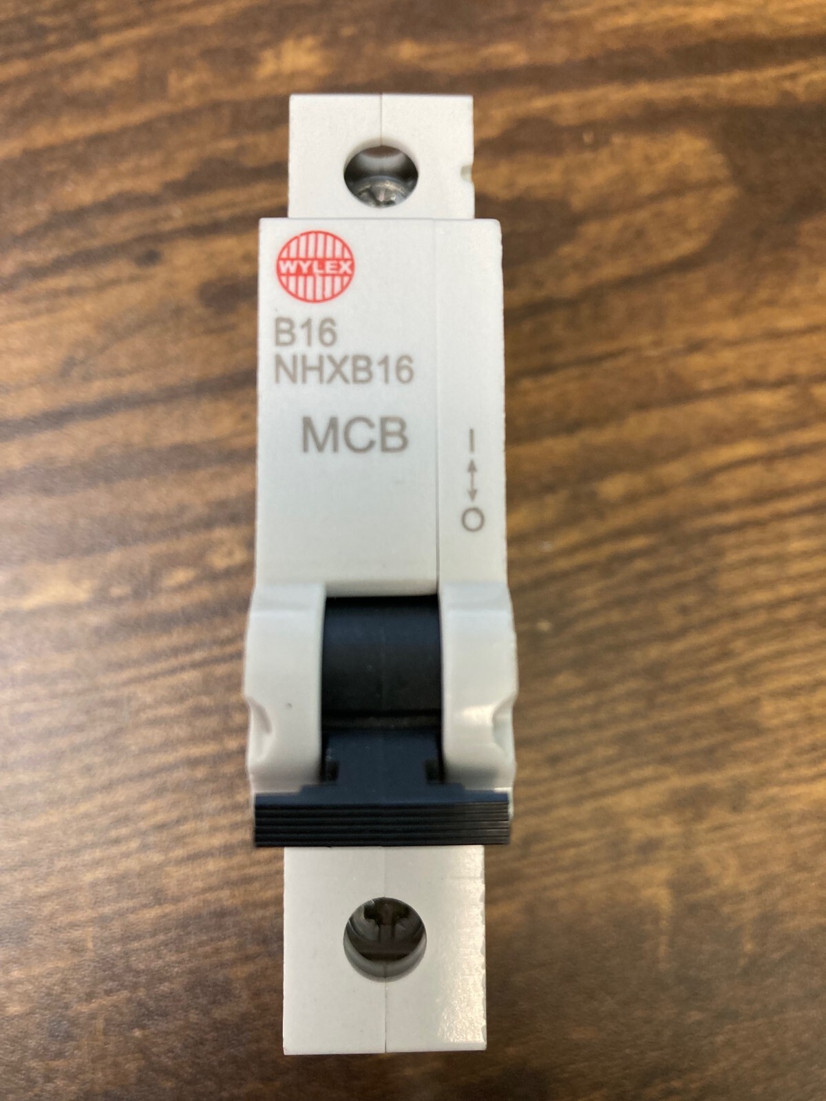 Wylex MCB 16 Amp Single Pole Circuit Breaker Type B 16A NHX NHXB16