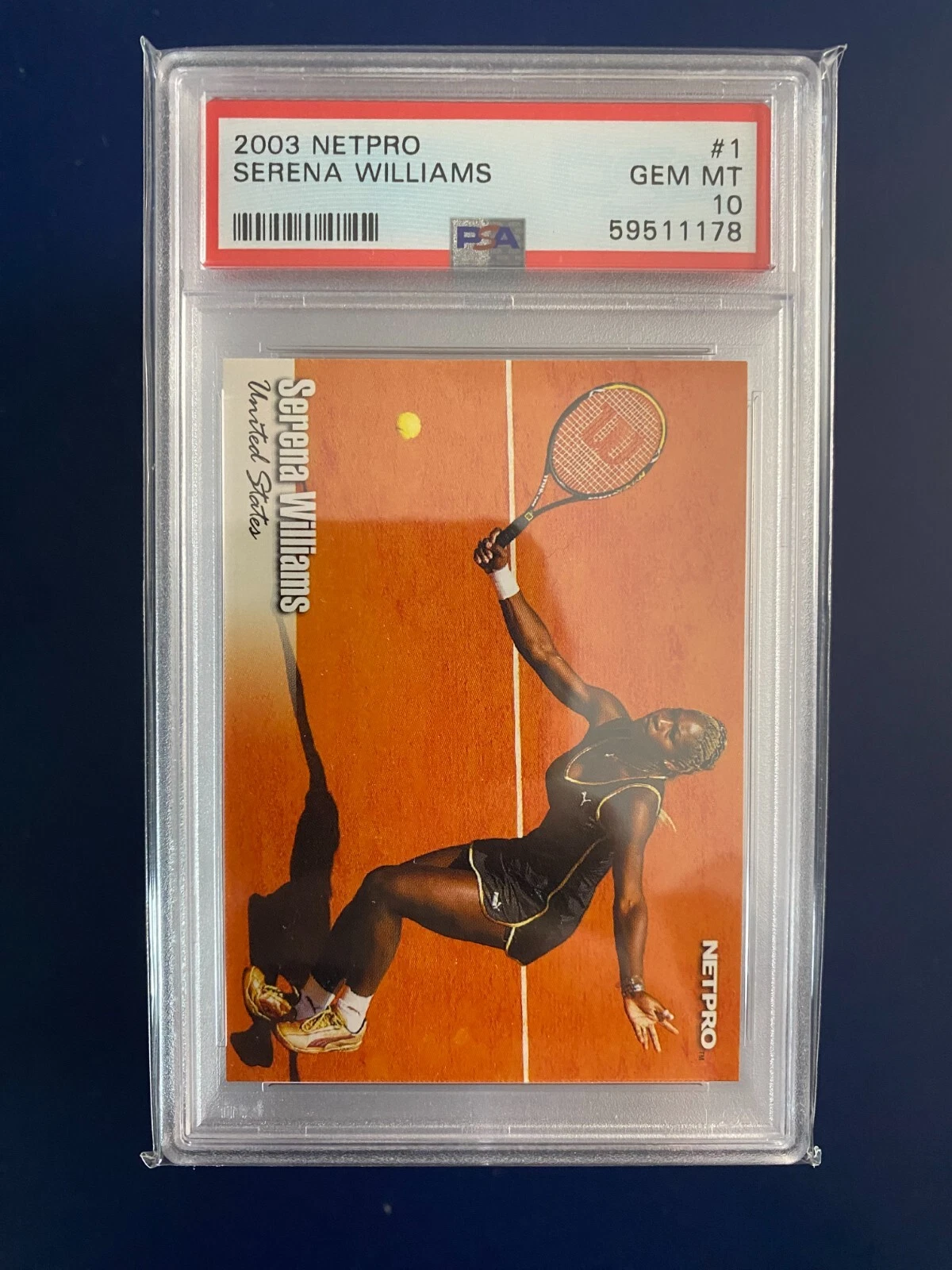 Serena Williams NetPro RC PSA 10