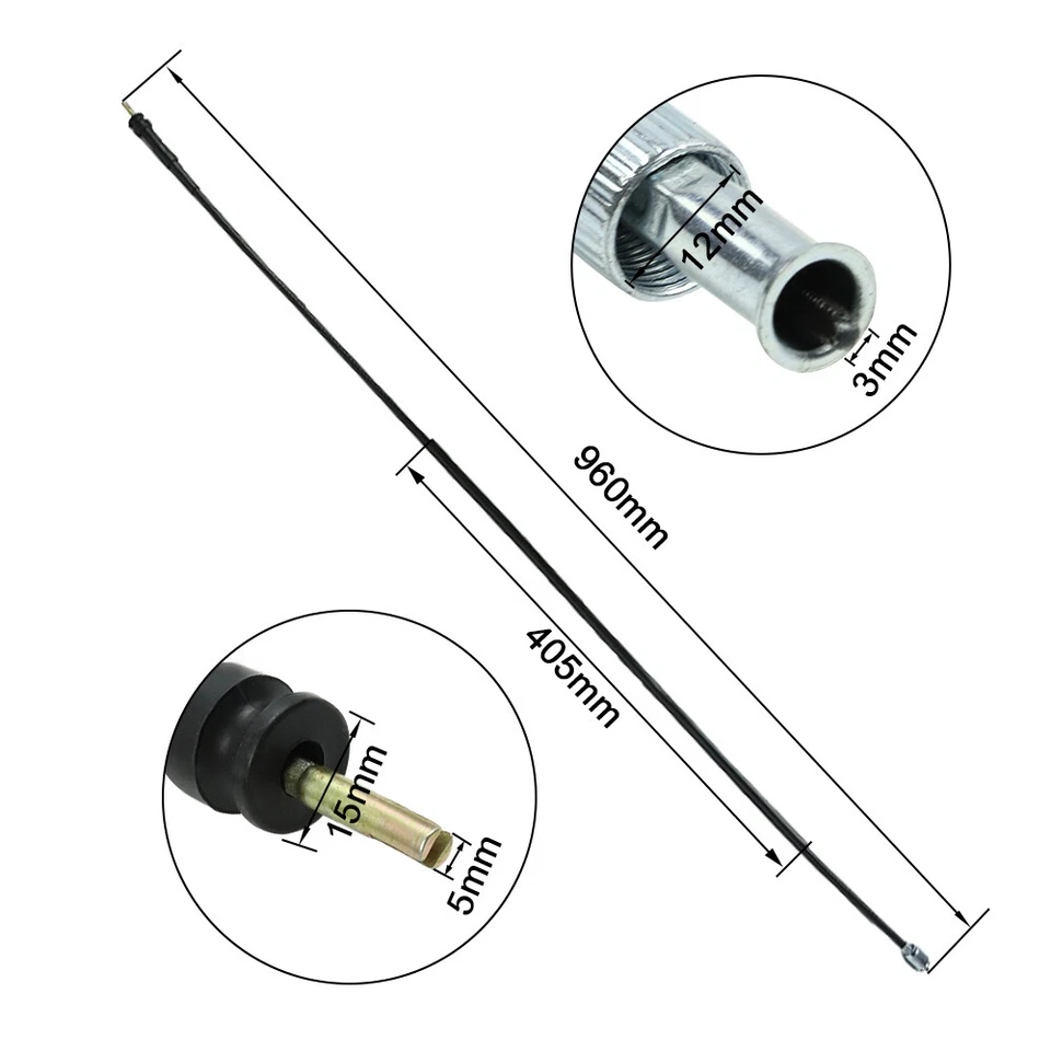 Кабель спидометра для Honda Speedo - CB400F CB500 CB550 CB900F - Изображение 3 из 4