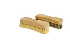 Naturolic All-Natural Wooden Scrub Brush Set | Palmyra & Tampico Bristle Brushes