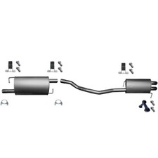 for Vw Transporter 5 T5 2.5 TDi SWB kurz Vers. exhaust system exhaust system Kit