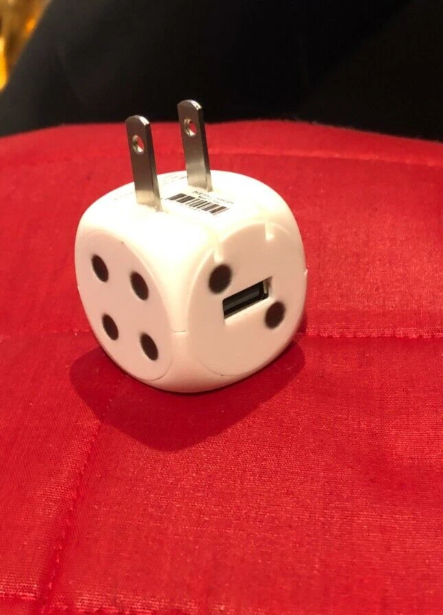 Cargador USB de pared/hogar de 2 dados PLIEGUES DE ENCHUFE PARA VIAJE Foto 3 de 4
