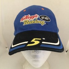 Vintage Kellogg s Racing Strapback Hat Adjustable 1990s 80s D2