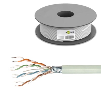 100m CAT5 FUTP Kabel Netzwerk flexibel LAN Patchkabel einfach geschirmt flexibel