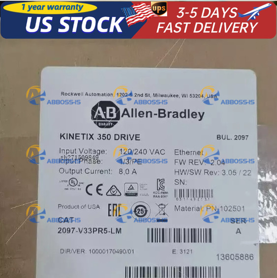 New Allen-Bradley 2097-V33PR5-LM Servo Drive AB 2097 V33PR5 LM