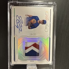 EVAN CARTER 12/25 Jersey Patch On Card AUTO 2023 Flawless RC RPA Tri color