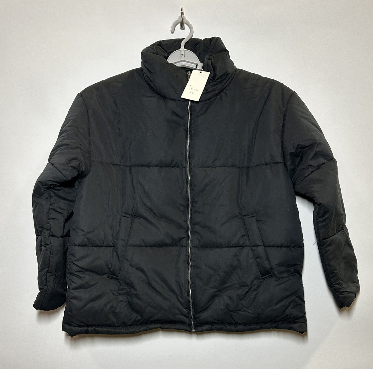 A New Day Womens' Puffer Jacket - Black L | eBay A New Day Womens' Puffer Jacket - Black L | eBay