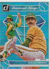 2023 Donruss Holo Blue #18 Rollie Fingers DK Oakland Athletics A's