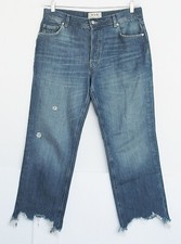 We The Free Free People Distressed Crop Jeans Size 30