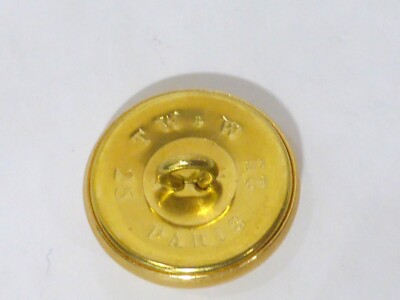 Lot De 20 Boutons Militaires Dorés Français - Diamètre 15mm, Métal Doré, Occasion Bon état