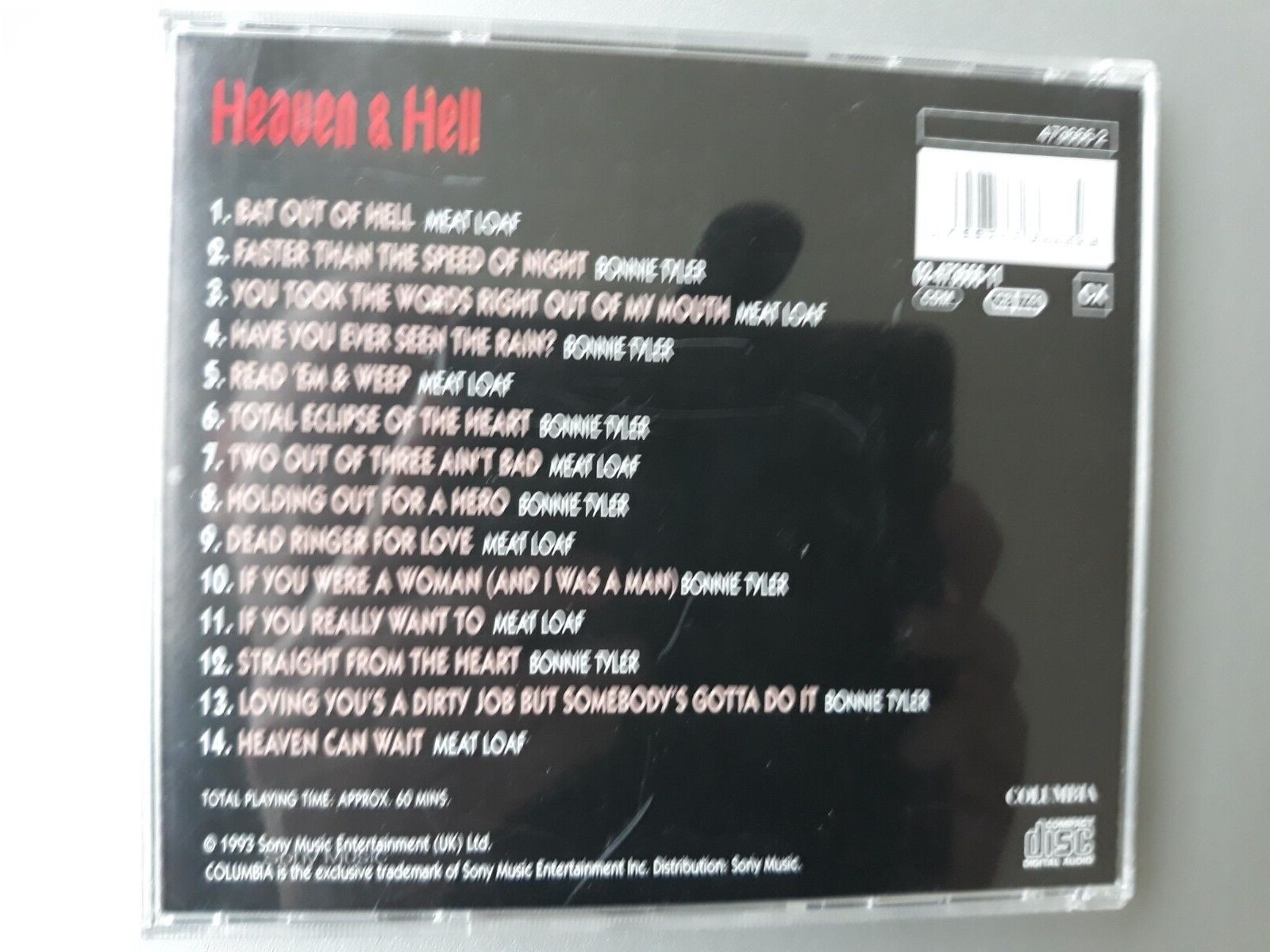 Meat Loaf and Bonnie Tyler Heaven and Hell CD eBay