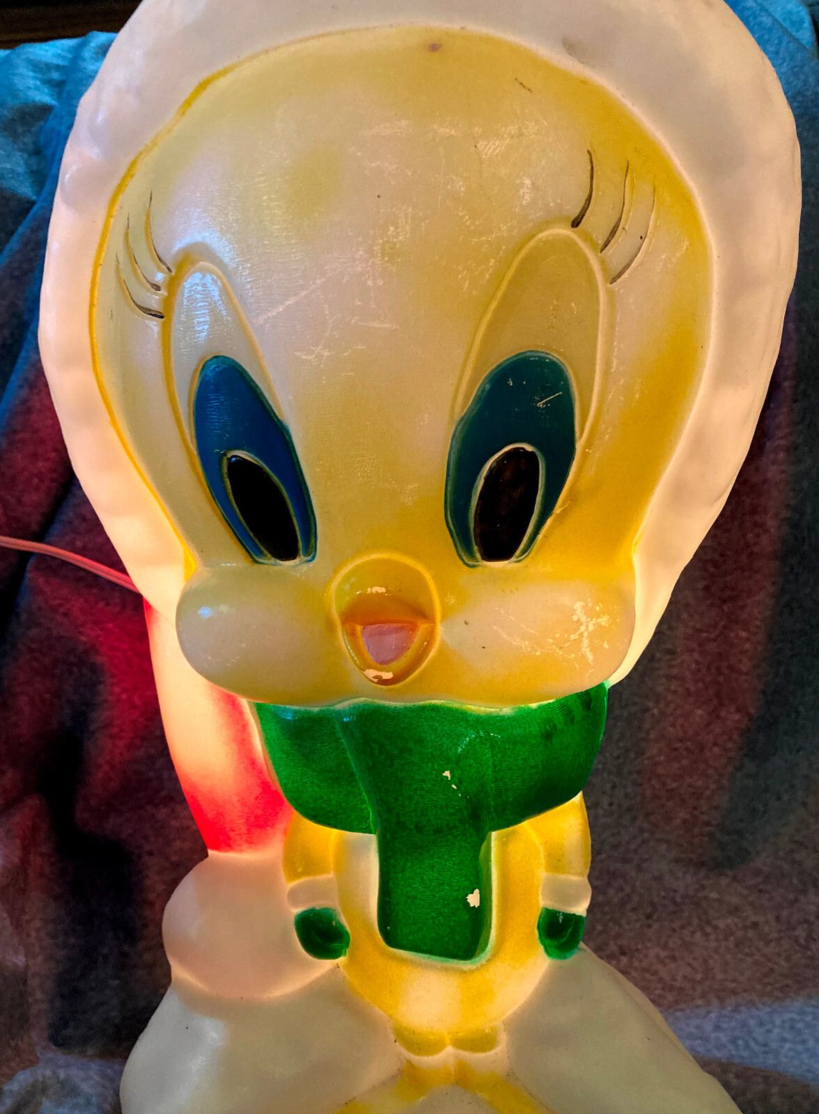 Vintage 17" Tweety Bird Christmas Blow Mold eBay