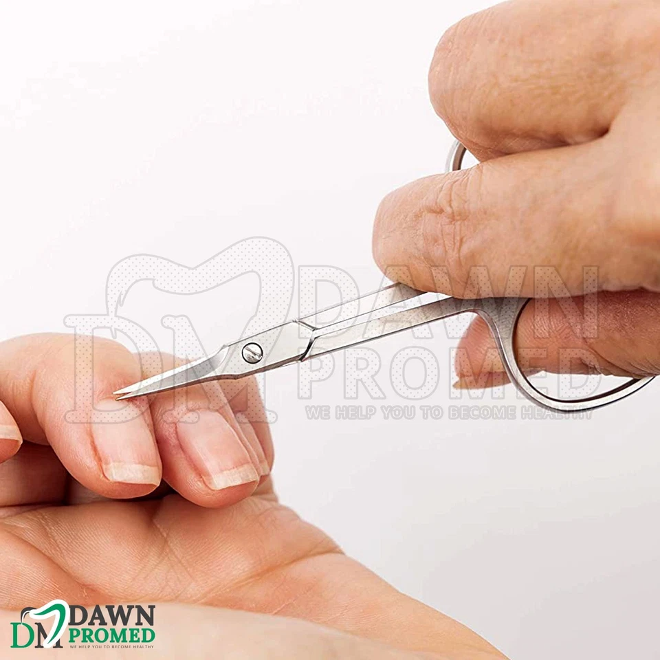 Curved Cuticle Scissor 3.5″ Arrow Point Super Sharp Manicure Pedicure German Gr - Image 4 of 4