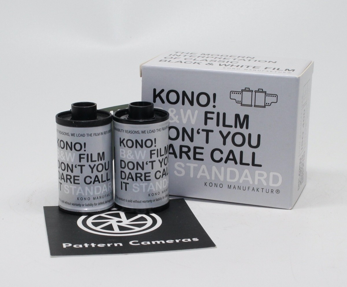 Kono! 400 B&W 400 Don't you dare call it STANDARD! Twin Pack 35mm Film