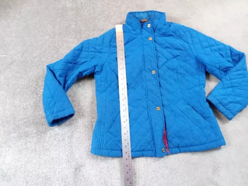 Per Una Quilted Jacket - Womens Stormwear Size Large - Blue Padded Pit-pit 20" - Picture 20 of 24