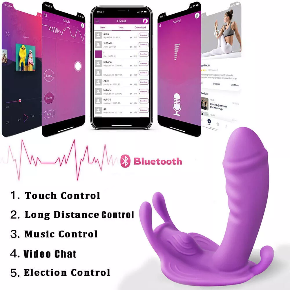 Vibrating Women Panties Massager Wireless APP Remote Control Waterproof