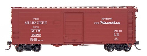 InterMountain HO 48503 Hiawatha - Puerta Original Milwaukee Road Rib Side Boxcar | Zustand: New