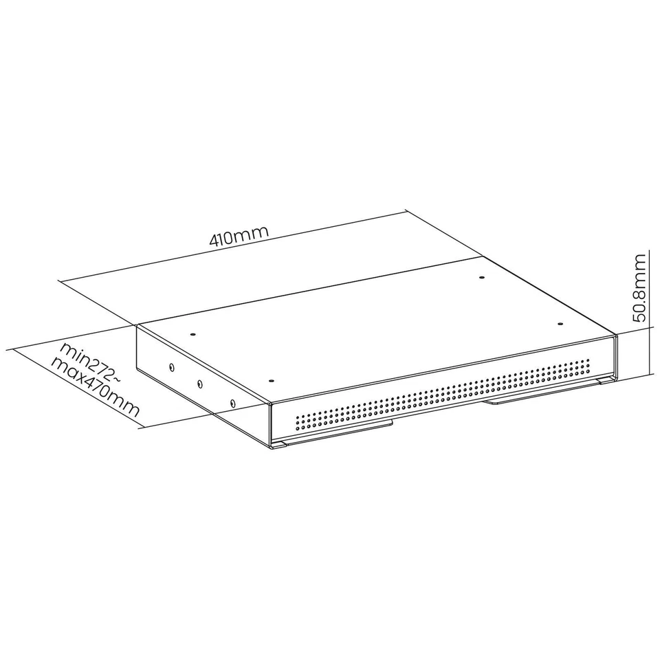 CAVO Unterbau Dokumentenschublade Unterbauschublade Schreibtischschublade - Bild 3 von 4